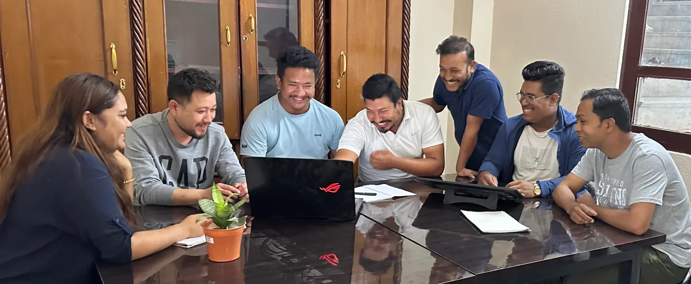 Group Photography of all team members 